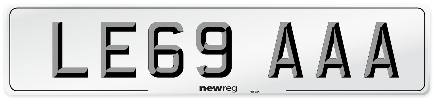 LE69 AAA Number Plate from New Reg